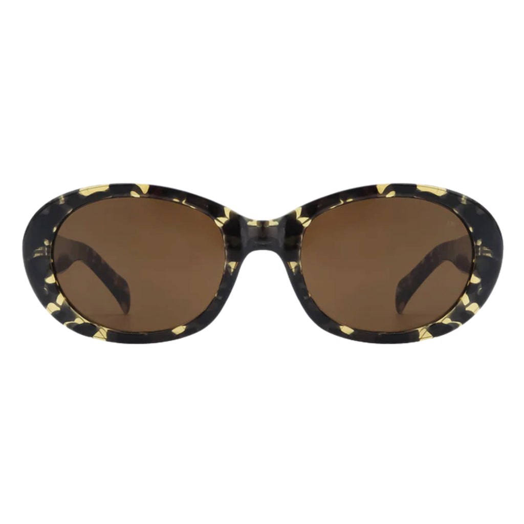 Rounded sunglasses with black/yellow tortoise frame.
A.KJAERBEDE Anma Black Yellow/Tortoise Sunglasses - Jo And Co A.KJAERBEDE Anma Black Yellow/Tortoise Sunglasses - A.KJAERBEDE