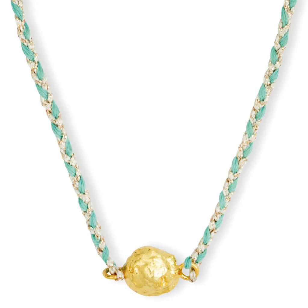 Ashiana London Aqua Zina Wrap Necklace - Jo And Co Ashiana London Aqua Zina Wrap Necklace - Ashiana London