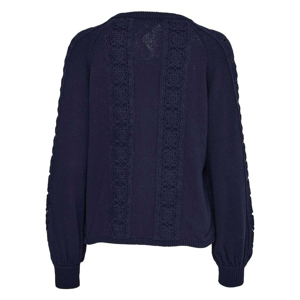 Atelier Reve Maritime Blue Annie Cardigan - Jo And Co Atelier Reve Maritime Blue Annie Cardigan - Atelier Reve