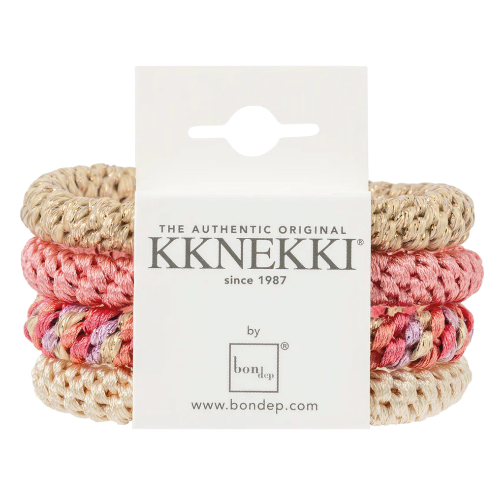 4 hairbands in various beige and pink colours.
KKNEKKI Bundle 61 Hairbands - Jo And Co KKNEKKI Bundle 61 Hairbands - KKNEKKI