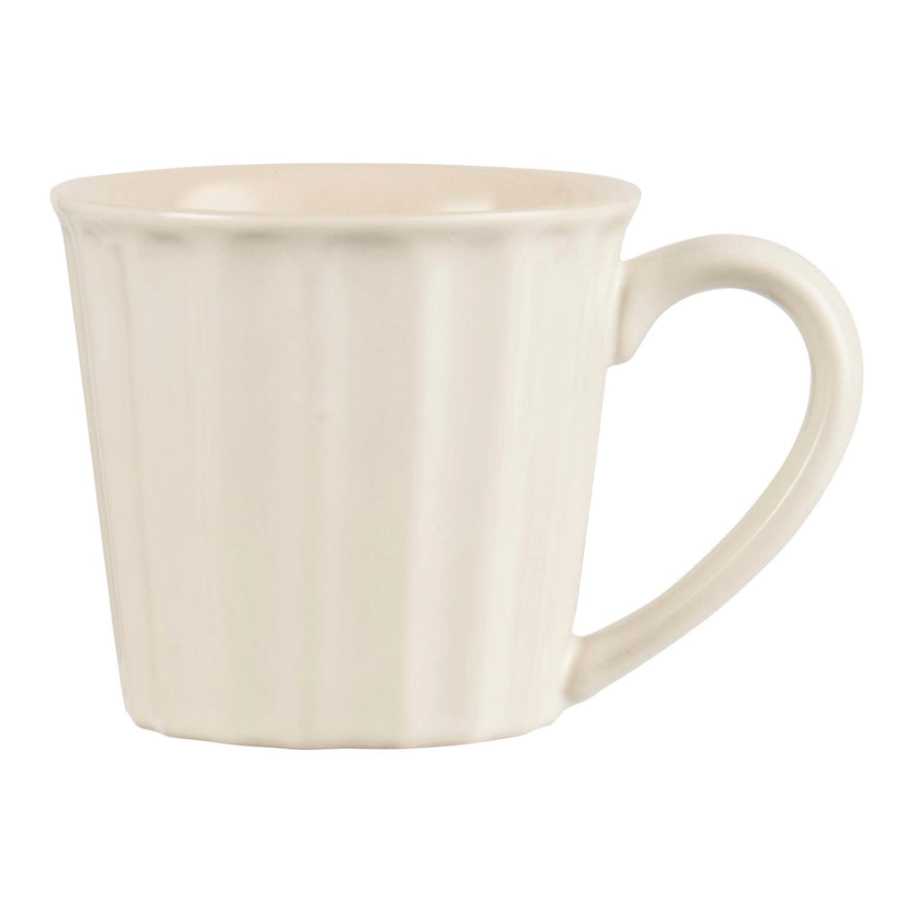 Mug in buttercream shade with ridged sides 200ml.
Buttercream Latte Mug - Jo And Co Buttercream Latte Mug