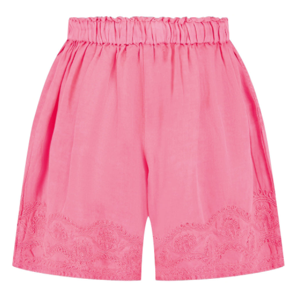 Cerise pink summer shorts with mini hemline and concealed side pockets.
Pranella Cerise Betty Shorts - Jo And Co Pranella Cerise Betty Shorts - Pranella