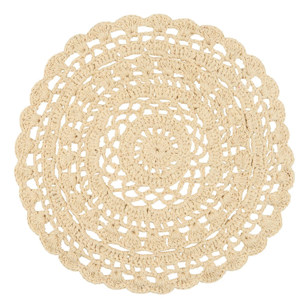 Placemat with openwork pattern, crocheted.
Crocheted Placemat - Jo And Co Crocheted Placemat