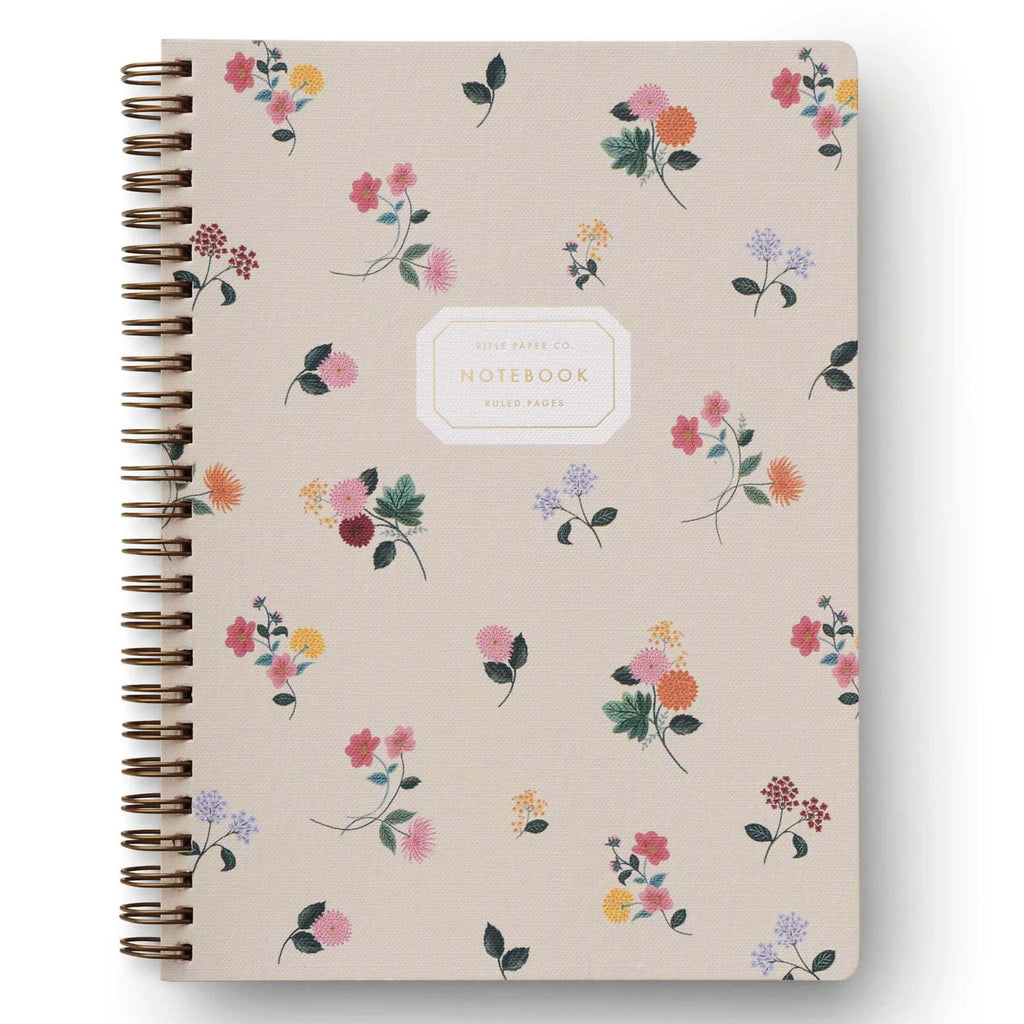 Rifle Paper Co Ditsy Dahlia Spiral Notebook - Jo And Co Rifle Paper Co Ditsy Dahlia Spiral Notebook - Rifle Paper Co