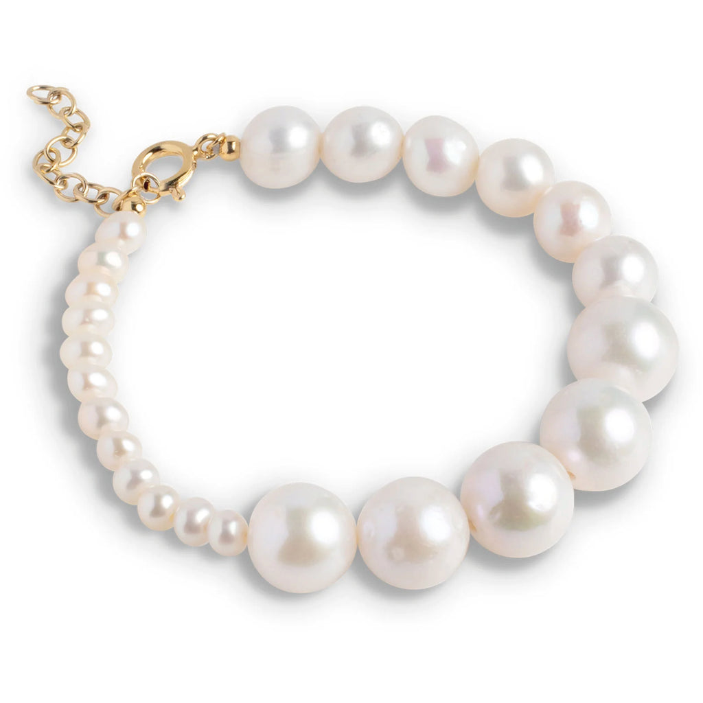 Enamel Copenhagen Pearl Amara Gold Bracelet - Jo And Co Enamel Copenhagen Pearl Amara Gold Bracelet - Enamel Copenhagen