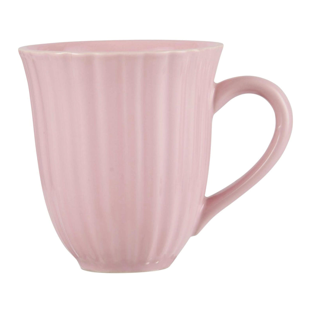 Mug with grooves in English Rose.
English Rose Grooved Mug - Jo And Co English Rose Grooved Mug