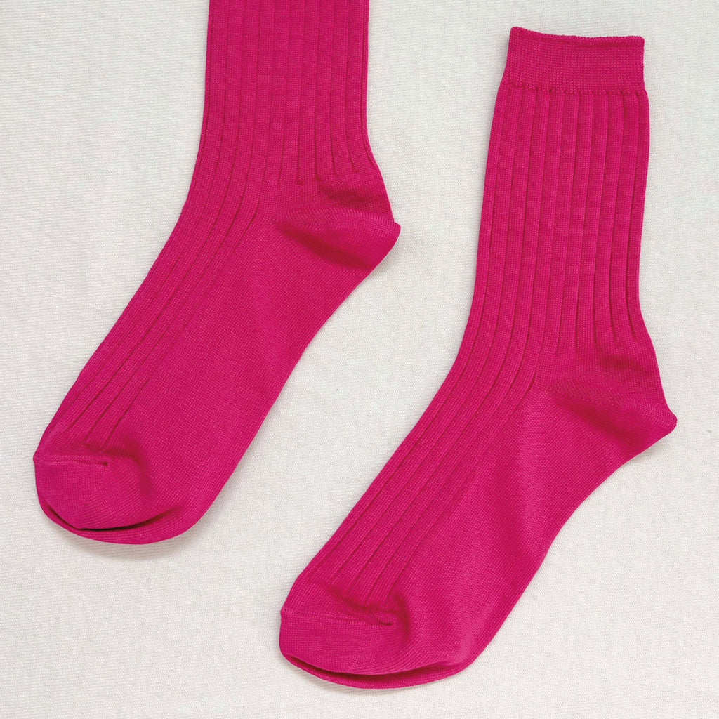 Le Bon Shoppe Fuchsia Her Socks - Jo And Co Le Bon Shoppe Fuchsia Her Socks - Le Bon Shoppe