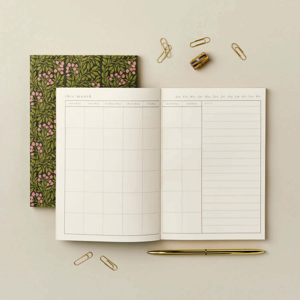 Wanderlust Paper Co Green Flora Notebook - Jo And Co Wanderlust Paper Co Green Flora Notebook - Wanderlust Paper Co