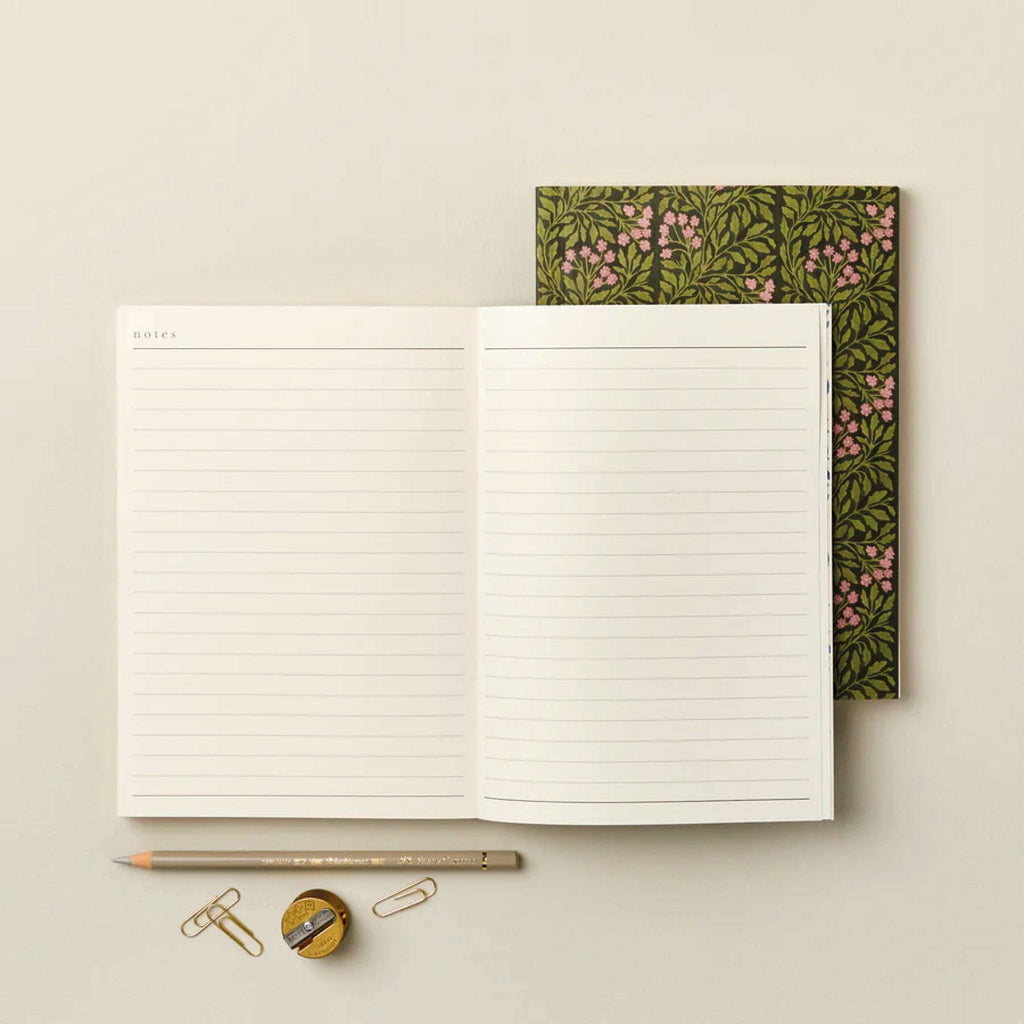 Wanderlust Paper Co Green Flora Notebook - Jo And Co Wanderlust Paper Co Green Flora Notebook - Wanderlust Paper Co