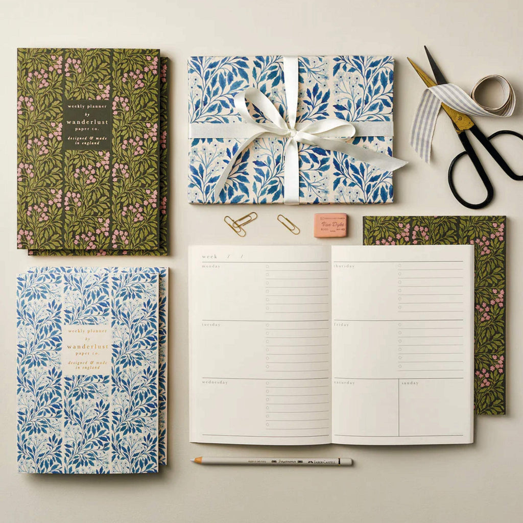 Wanderlust Paper Co Green Flora Notebook - Jo And Co Wanderlust Paper Co Green Flora Notebook - Wanderlust Paper Co