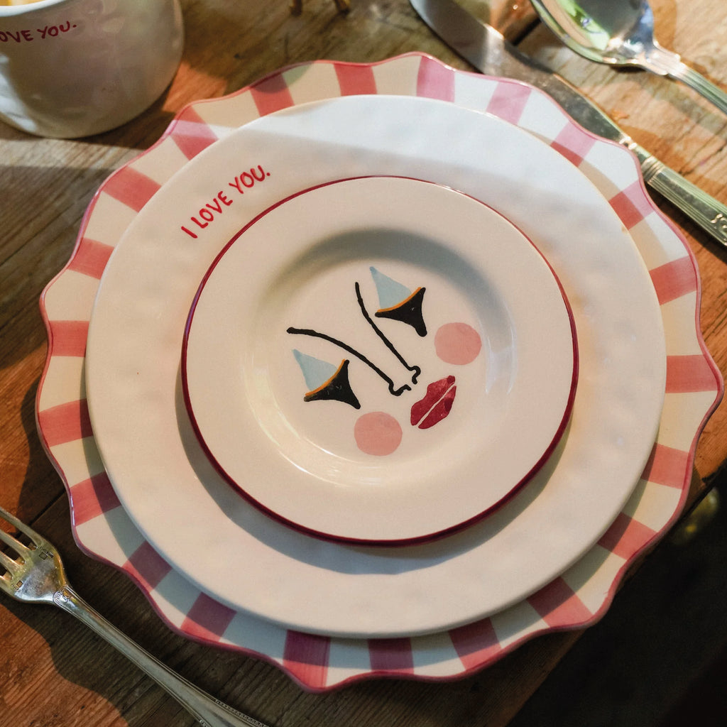 I Love You Breakfast Plate - Jo And Co Anna + Nina I Love You Breakfast Plate - Anna + Nina