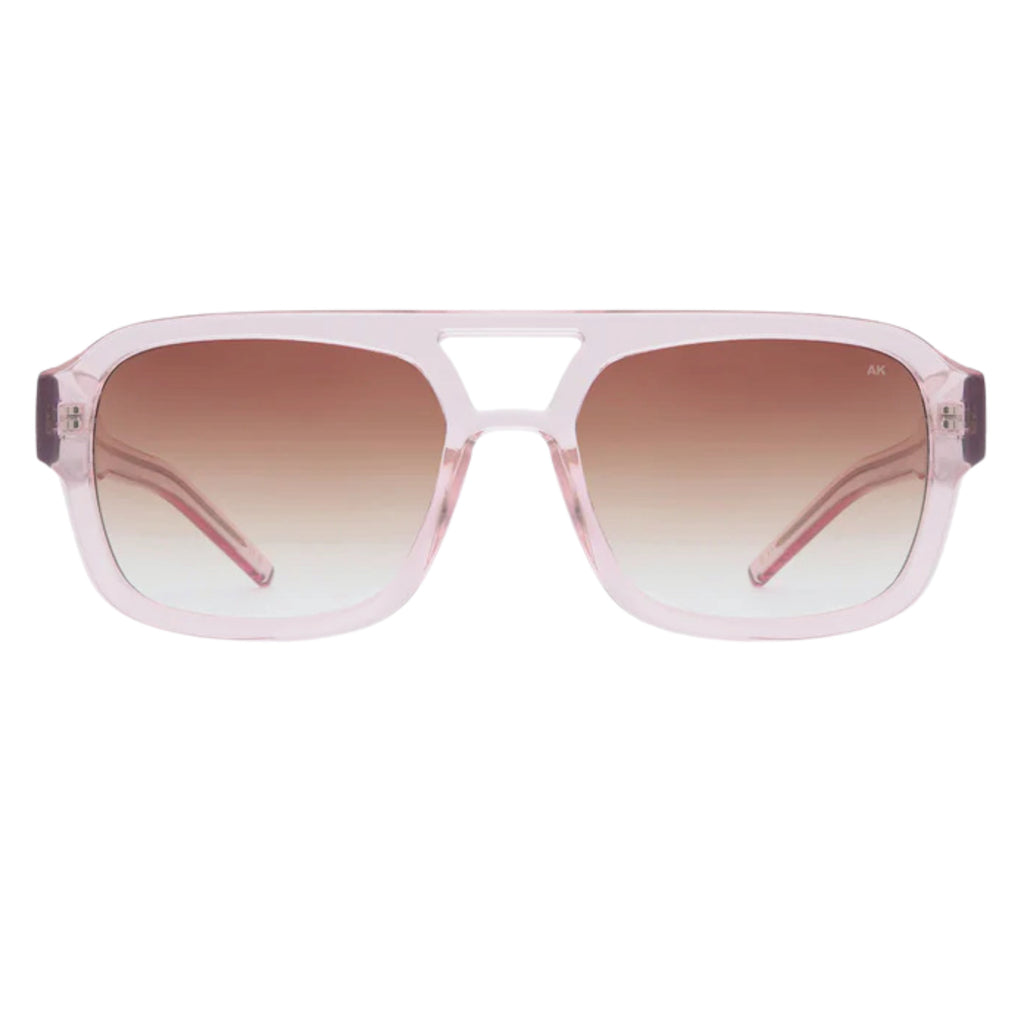 Oversized pilot pink frame sunglasses.
A.KJAERBEDE Kaya Galatic Pink Sunglasses - Jo And Co A.KJAERBEDE Kaya Galatic Pink Sunglasses - A.KJAERBEDE