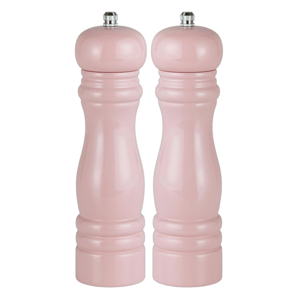 Salt and Pepper mill set of 2 in light pink 21.5cm (H) x 5.5cm (D)
Light Pink Salt & Pepper Mill Set - Jo And Co Light Pink Salt & Pepper Mill Set