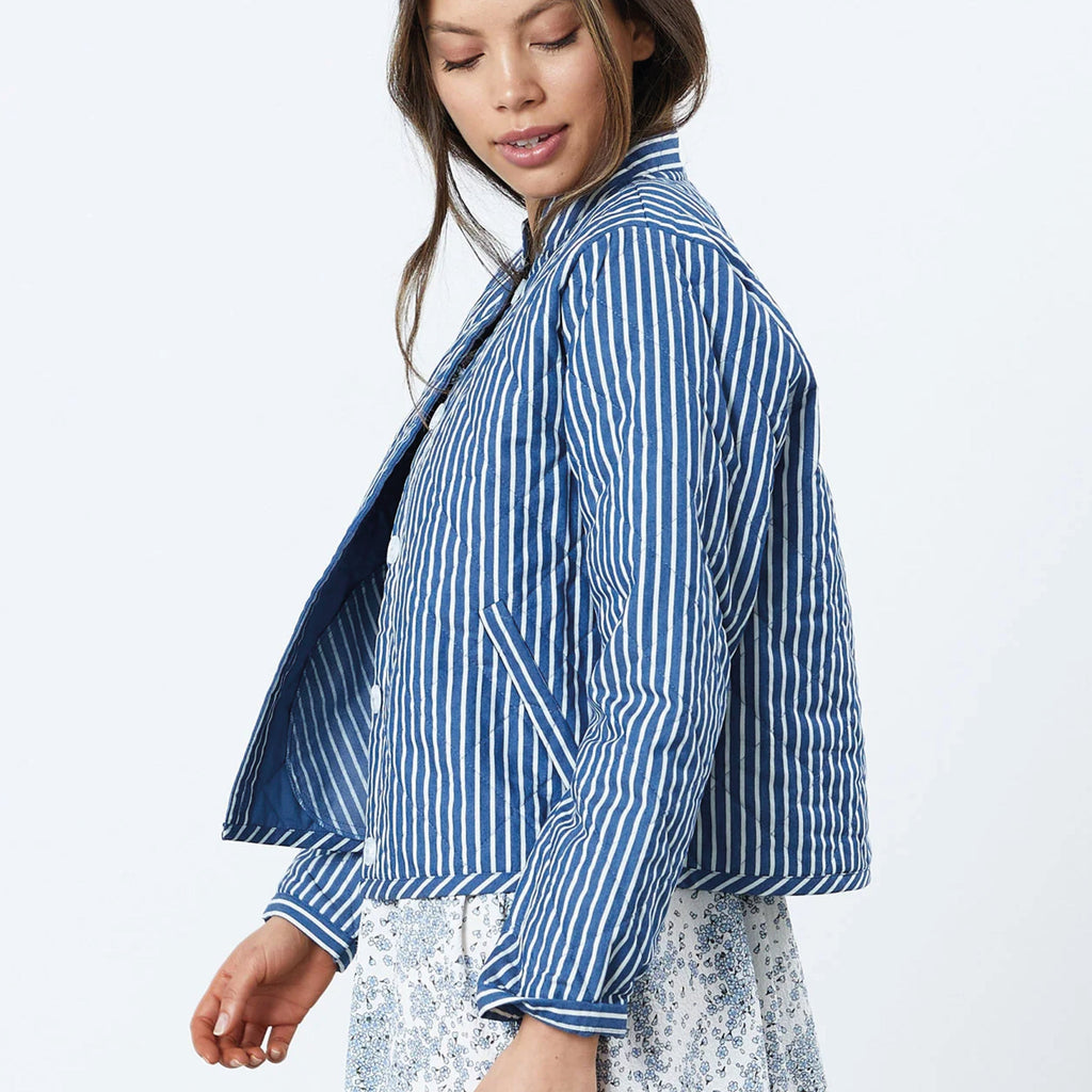 Lollys Laundry Stripe Emilia Jacket - Jo And Co Lollys Laundry Stripe Emilia Jacket - Lollys Laundry