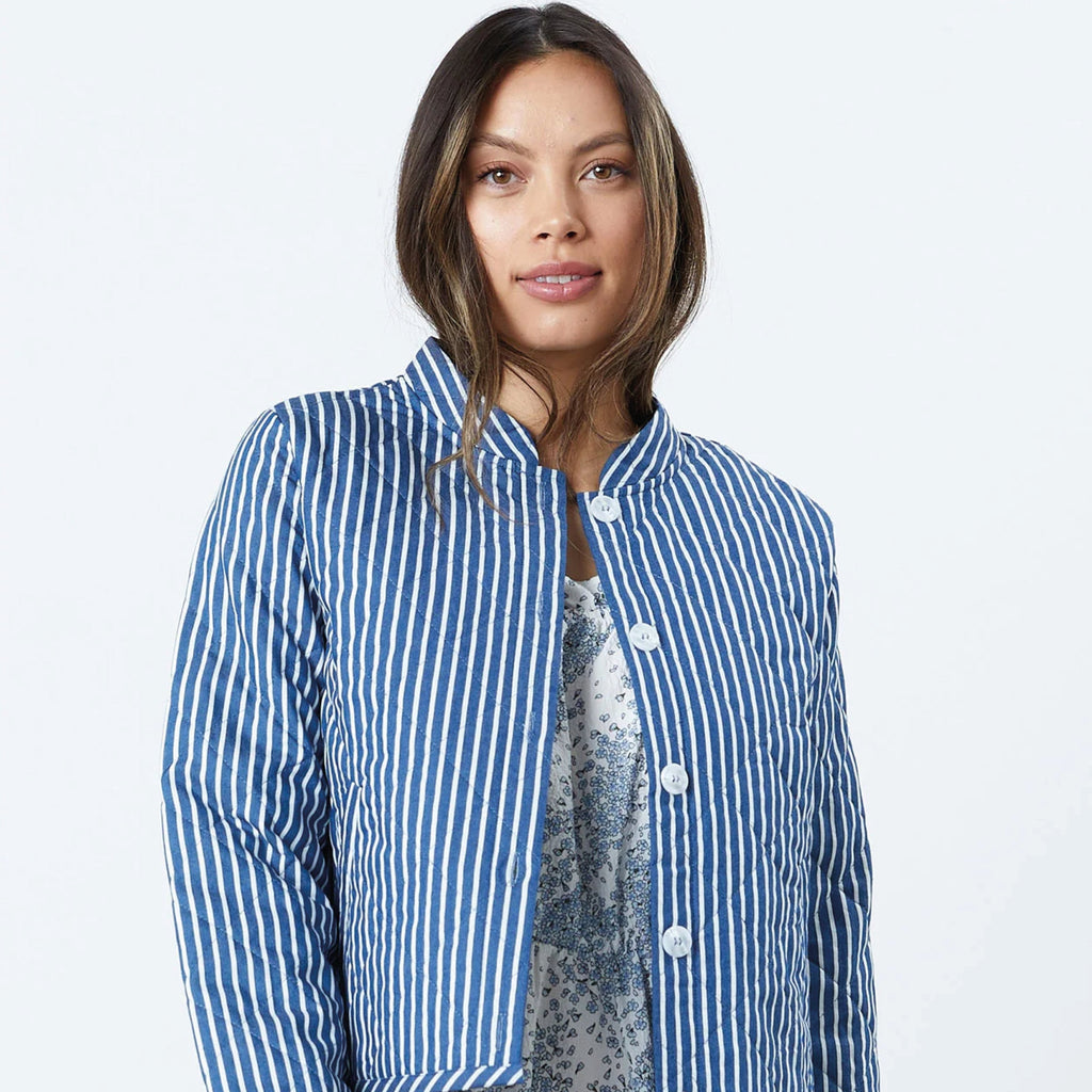 Lollys Laundry Stripe Emilia Jacket - Jo And Co Lollys Laundry Stripe Emilia Jacket - Lollys Laundry