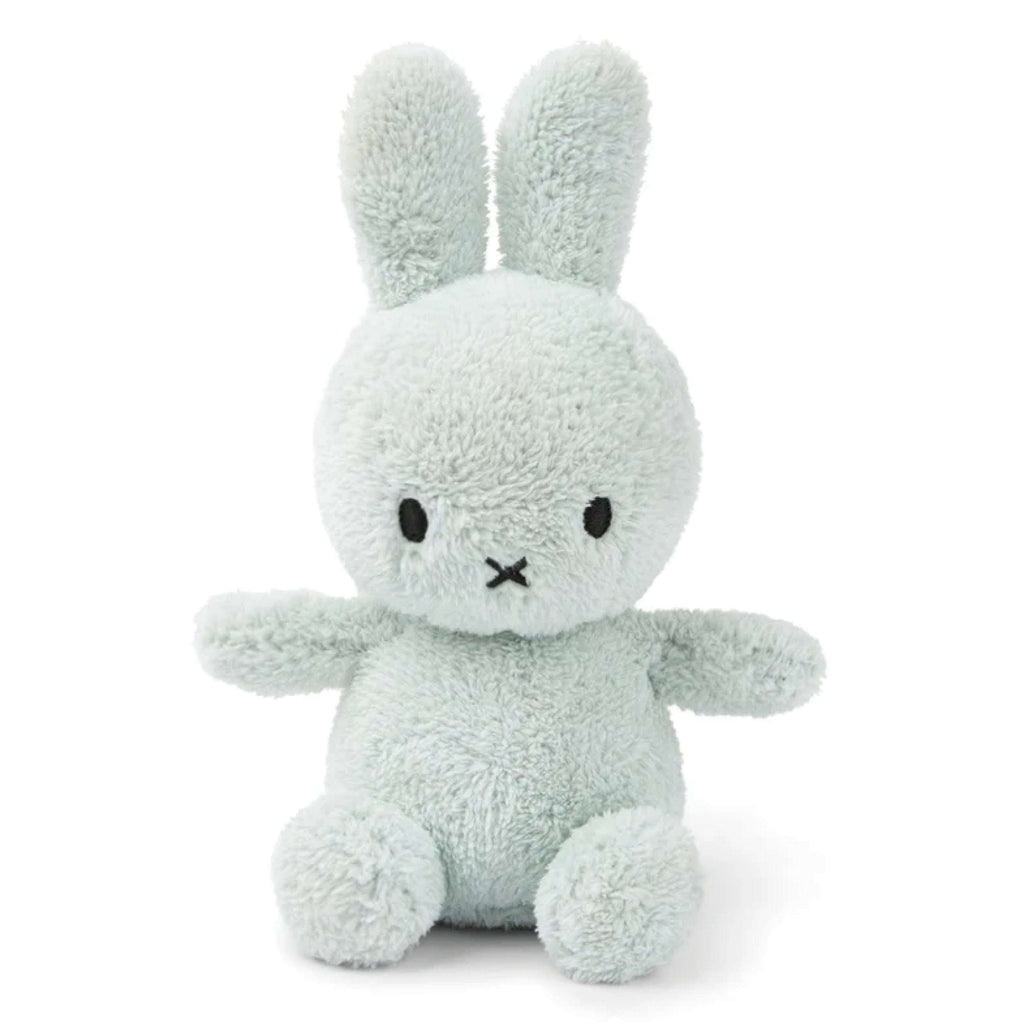 Miffy Terry Soft Green Toy, 23cm, recycled PET plastic, durable plush.