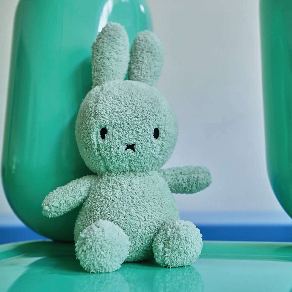 Miffy Terry Soft Green 23cm - Jo And Co Miffy Terry Soft Green 23cm