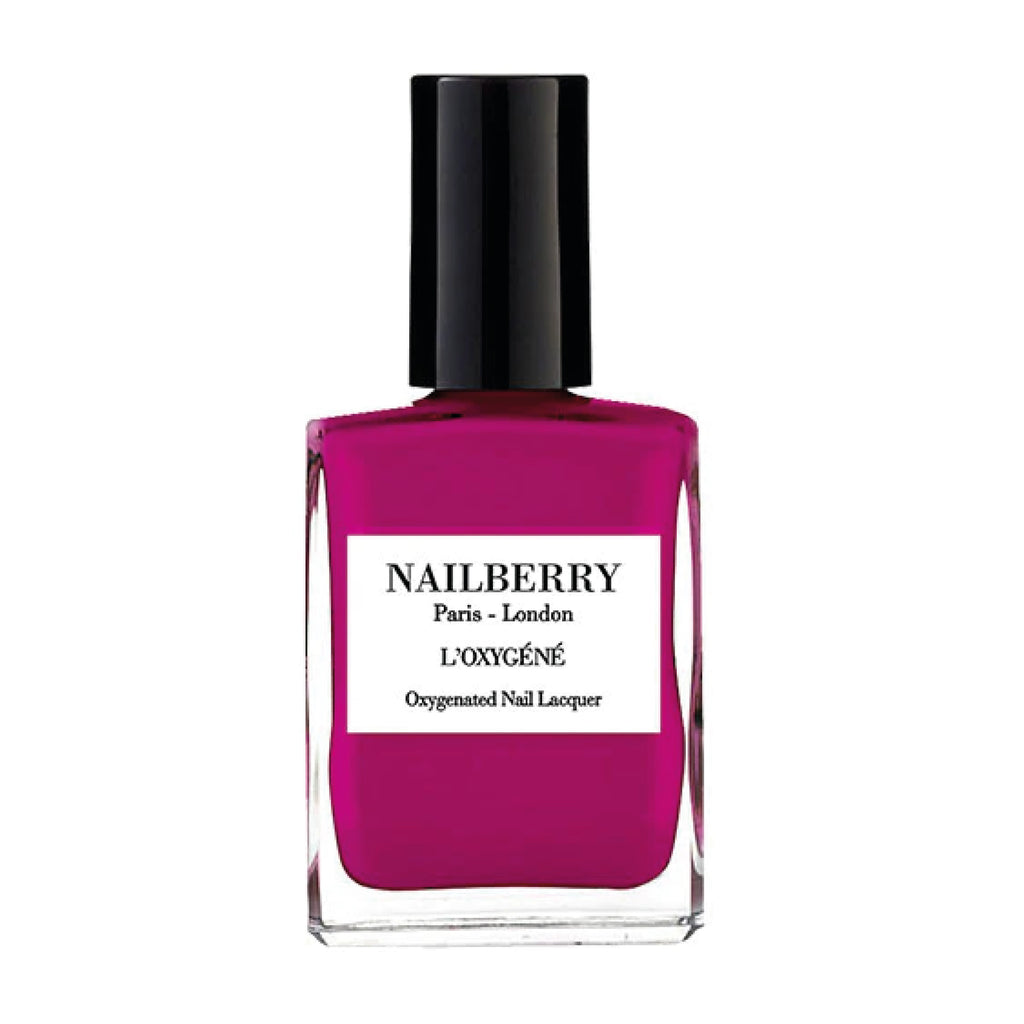 Fuchsia-pink opaque nail polish.
Nailberry Fuchsia In Love Nail Polish - Jo And Co Nailberry Fuchsia In Love Nail Polish - Nailberry