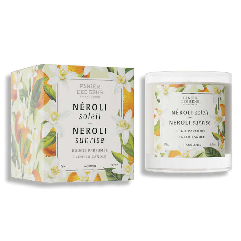 Panier Des Sens Neroli Scented Candle 275g with floral and citrus notes.