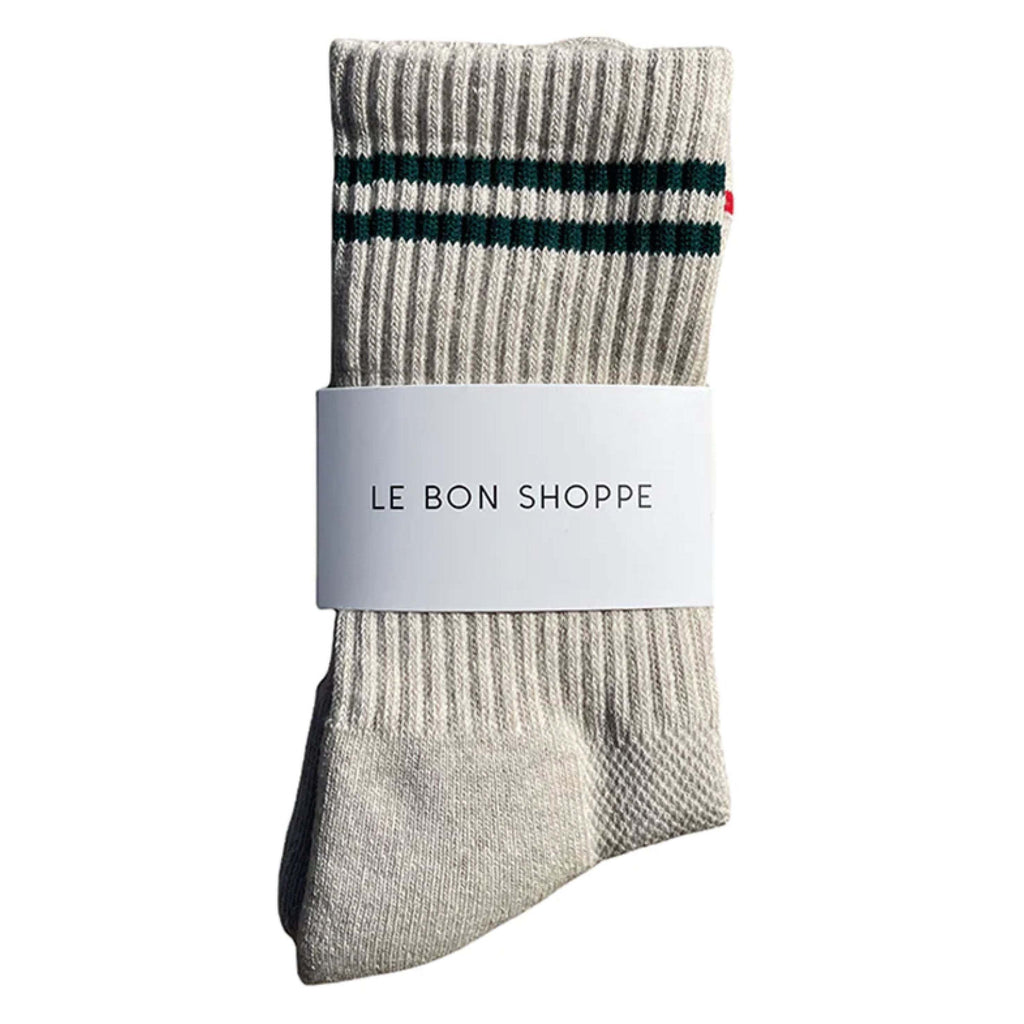 Le Bon Shoppe Oatmeal Boyfriend Socks - Jo And Co Le Bon Shoppe Oatmeal Boyfriend Socks - Le Bon Shoppe