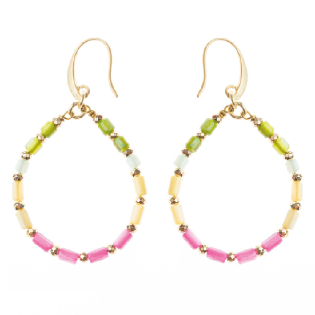 Pranella Parrot Hoop Earrings - Jo And Co Pranella Parrot Hoop Earrings - Pranella