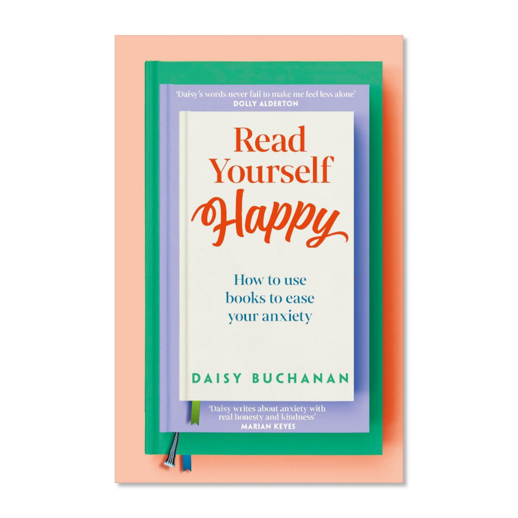 Discover how to use books to ease your anxiety to Read Yourself Happy.
Read Yourself Happy Book - Jo And Co Read Yourself Happy Book - Daisy Buchanan