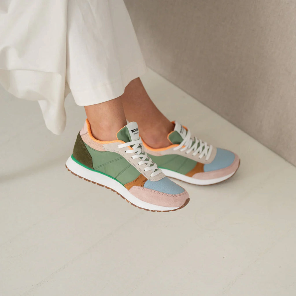 Woden Ronja Algae Multi Sneakers - Jo And Co Woden Ronja Algae Multi Sneakers - Woden